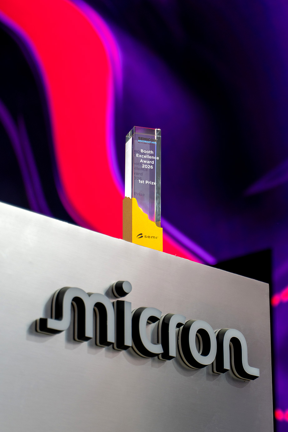 Booth Excellence Award – 1st Prize at SEMICON SEA 2026